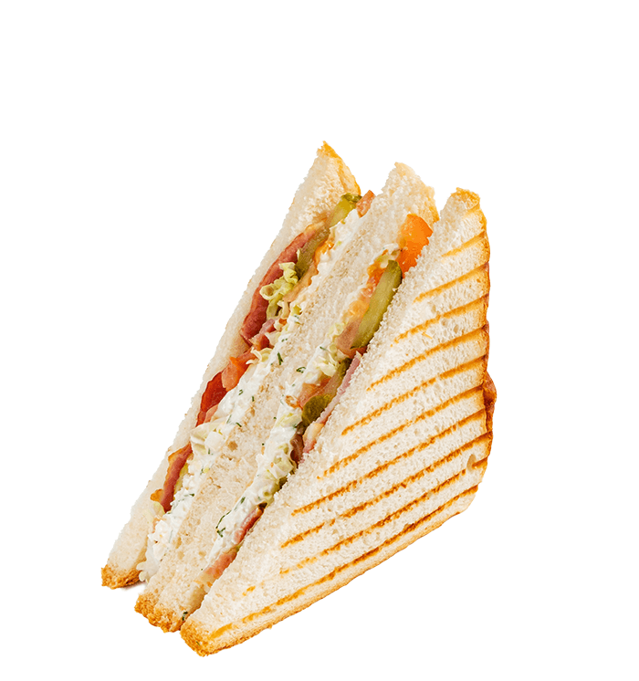 Холодный сэндвич с беконом 